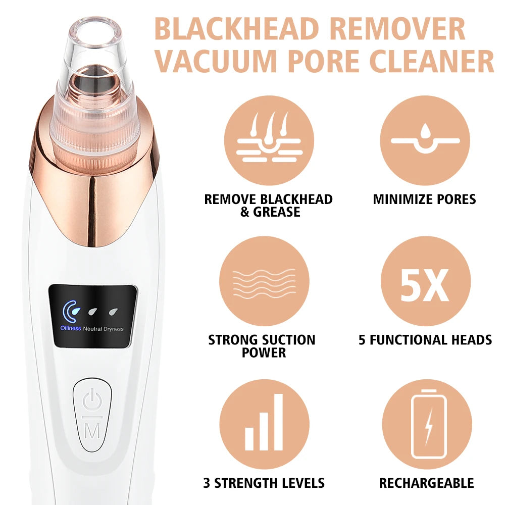 Dermaclean™ — Deep Pore Extractor with 3 Suction Levels