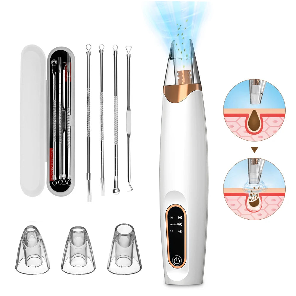 Dermaclean™ — Deep Pore Extractor with 3 Suction Levels