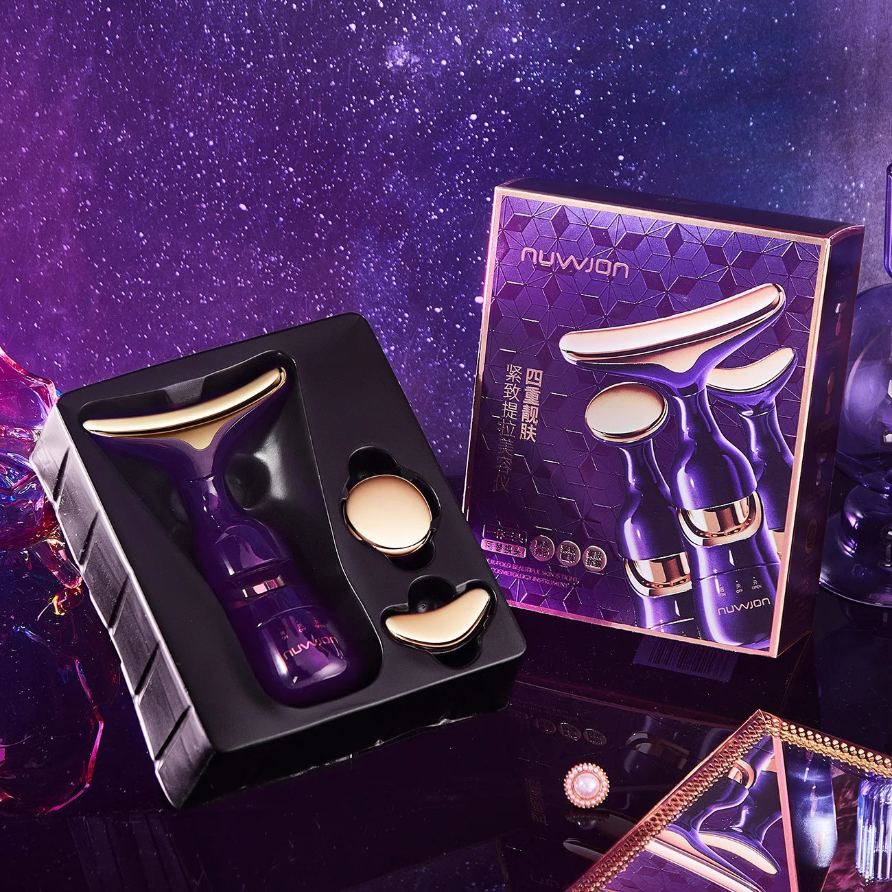 LiftGlow™ 3-in-1 Facial & Neck EMS Device — Lifting, Anti-Aging & Skin Tightening