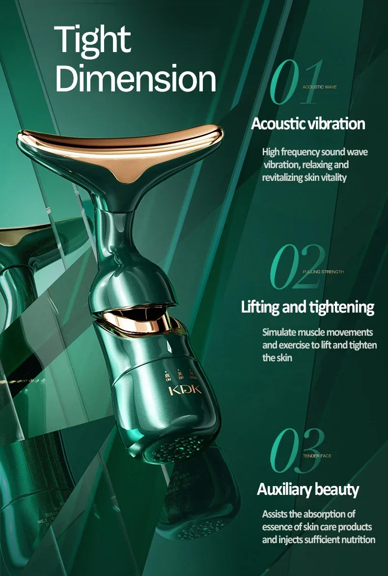 LiftGlow™ 3-in-1 Facial & Neck EMS Device — Lifting, Anti-Aging & Skin Tightening