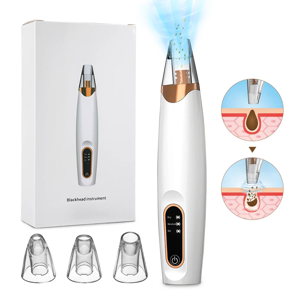 Dermaclean™ — Deep Pore Extractor with 3 Suction Levels