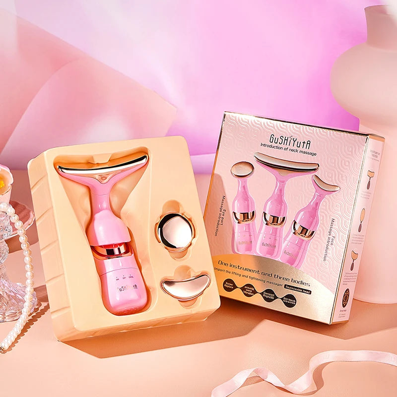 LiftGlow™ 3-in-1 Facial & Neck EMS Device — Lifting, Anti-Aging & Skin Tightening